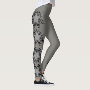 Leggings Lucky Silver Stars