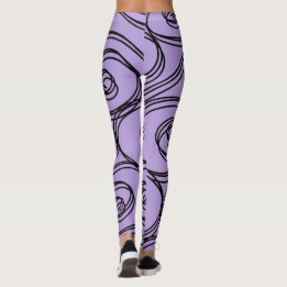 Leggings L'ULTRAVIOLET de MOTIF de REMOUS par