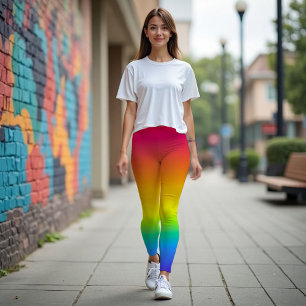Leggings Lumière Prisme - Spectrum Arc-en-ciel vibrant