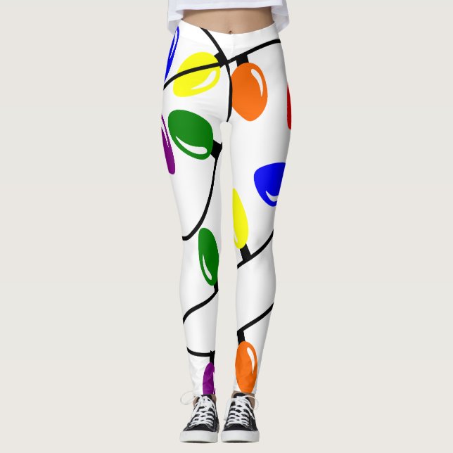 Leggings Lumières à carreaux (Devant)