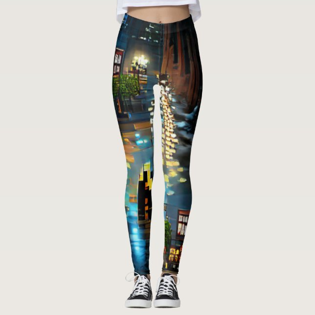Leggings lumières de ville (Devant)