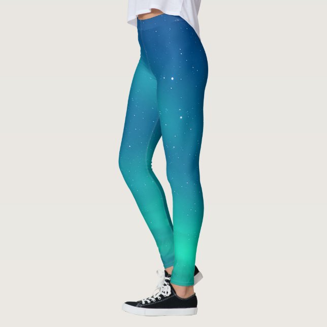Leggings Lumières du nord inspirées - guêtres (Gauche)