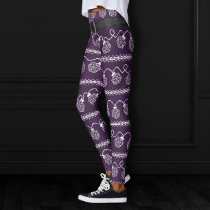 Leggings Luminaires RPG violet   Imaginaire Tabletop Jeu