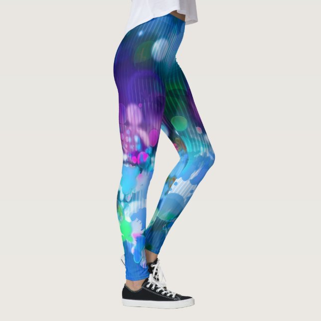 Leggings Luminosité dans le noir Abstrait (Droite)