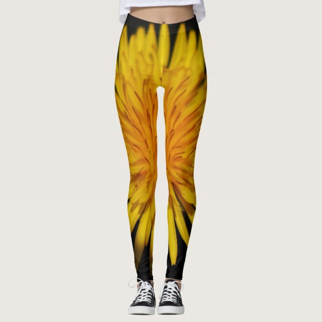Leggings Lune de fleurs de Dandelion (Devant)