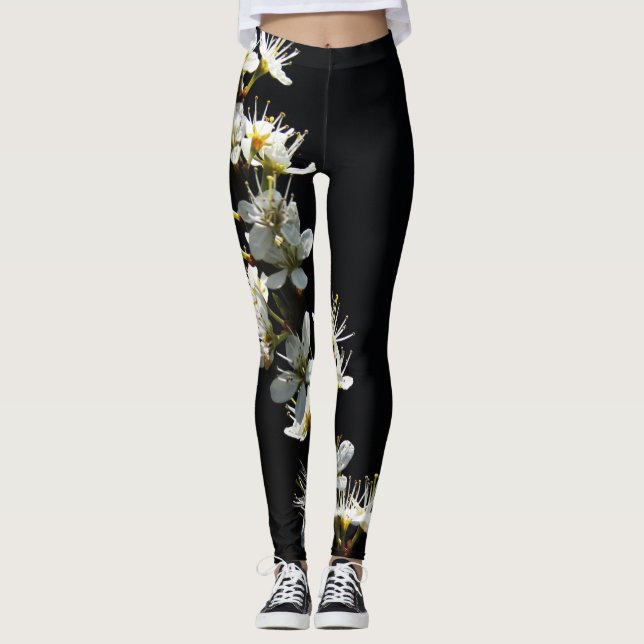 Leggings Lune des fleurs d'épinette (Devant)