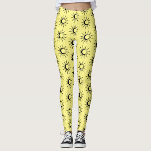 Leggings Lune du croissant du soleil brillant Thunder_Cove