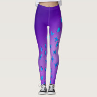 Lune violette Abstraite et papillons