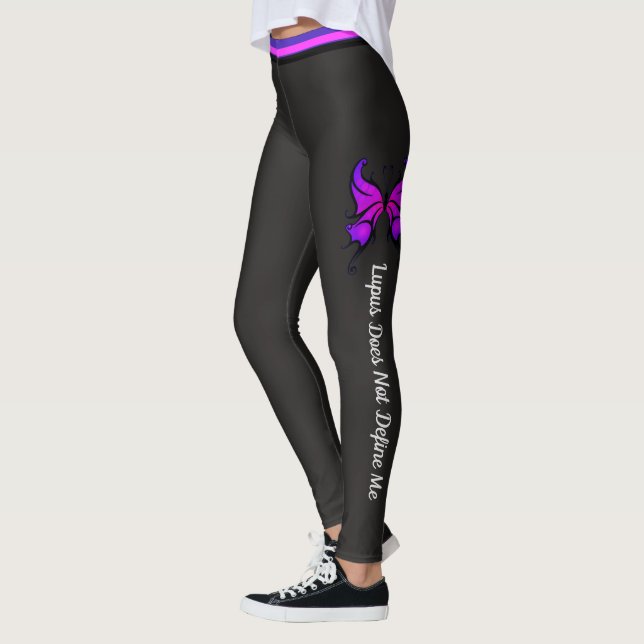 Leggings Lupus ne me définit pas Texte Les Légendes Des Fem (Gauche)