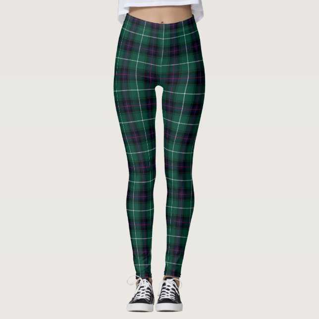 Leggings MacDonald de Isles Tartan Plaid Motif (Devant)