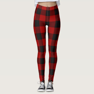 Leggings MacGregor  Rob Roy  Tartan rouge pondu à buffle