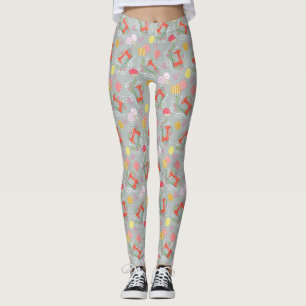 Leggings Machines à coudre Gris