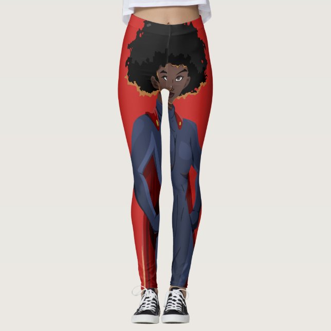 Leggings Madame de superhéros (Devant)