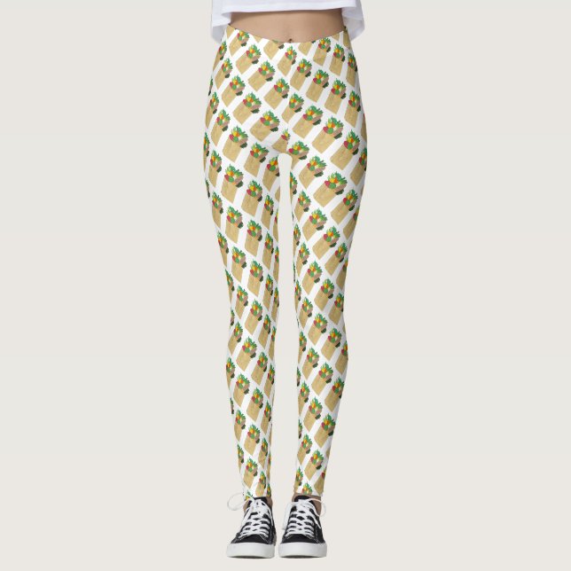 Leggings Magasin d'épicerie Greenmarket Légumes de fruits (Devant)