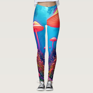 Leggings Magie des champignons éclatants