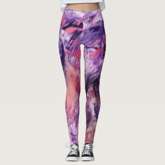 LEGGINGS MAGIE ROSE ET POURPRE
