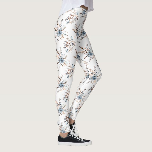 Leggings Magnolia bleu (Droite)