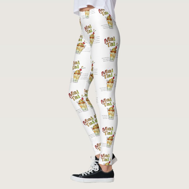 LEGGINGS MAI TAI COCKTAIL RECEIL ART (Gauche)