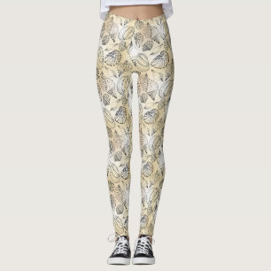 Leggings Maison de plage Coquillages Nautiles
