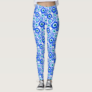 Leggings Mal Oeil Lucky Charme Coloré Motif