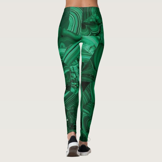 Leggings Malachite vert (Dos)