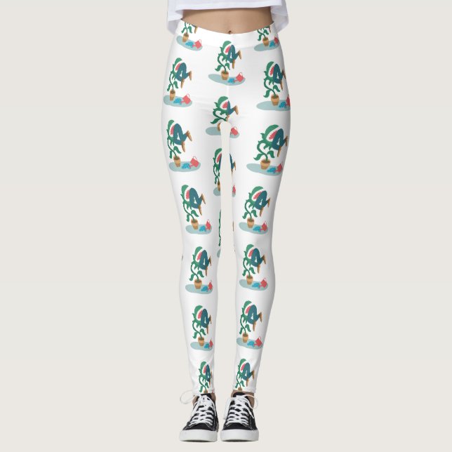 Leggings m'alimenter les légumes de vénérife (Devant)