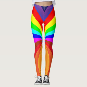 Leggings Mandala-46556 couleur arc-en-ciel