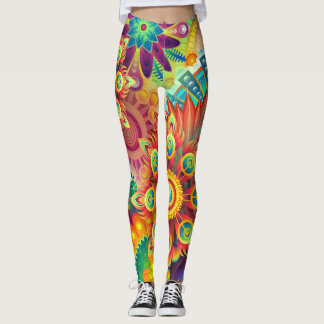 Leggings Mandala coloré 