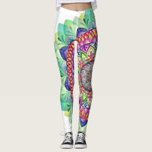 Leggings Mandala coloré exotique