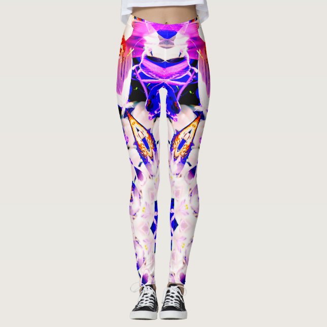 Leggings Mandala de fractale (Devant)