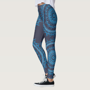 Leggings Mandala d'océan par conception de Megaflora