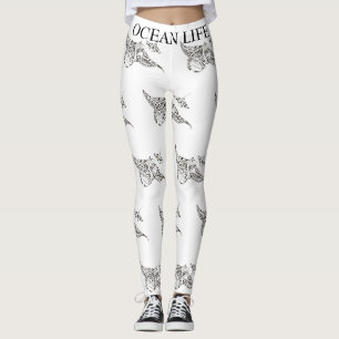 Leggings Manta-rayons de la VIE d'OCÉAN