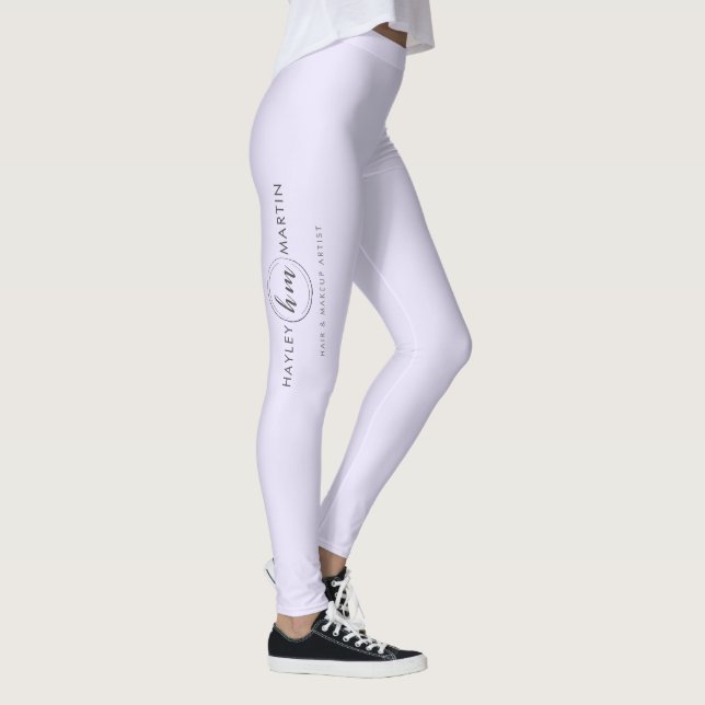 Leggings Maquillage indépendant / Salon de beauté Logo pers (Droite)