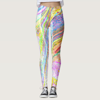Leggings Marbre d'arc-en-ciel