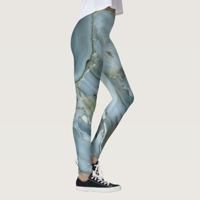 Leggings Marbre de tuiles rocheuses (Droite)