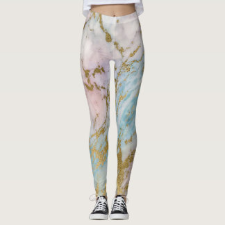 Leggings MARBRE D'OR PASTEL LÉGINGS ACTIFS Abstraits