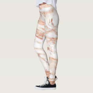 Leggings Marbre Rose or à huile Lux tendance