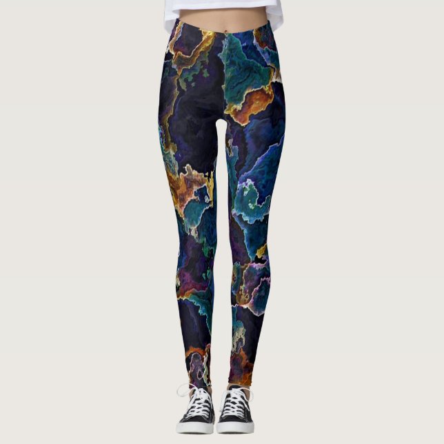 Leggings Marche à huile (Devant)