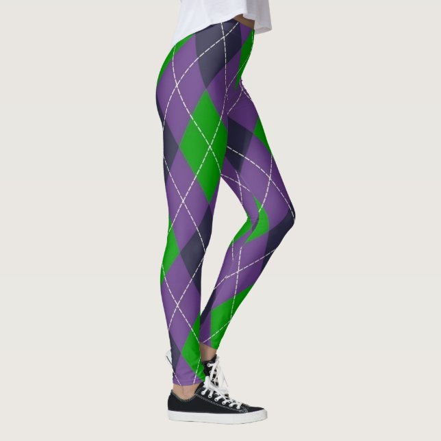 Leggings Mardi gras de motif de mardi gras (Droite)