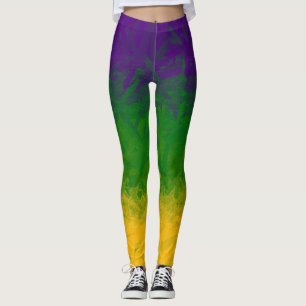 Leggings Mardi Gras Gradient