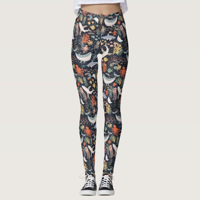 Leggings Marine (Devant)