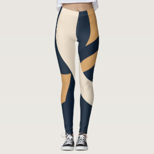 Leggings Marine et Gold III