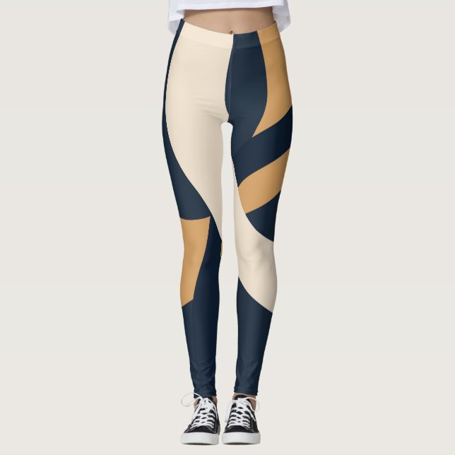 Leggings Marine et Gold III (Devant)