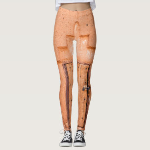 Leggings Marocain Traditionnel Texture De Fenêtre En Bois