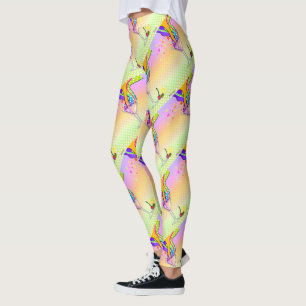 LEGGINGS MARTINI STYLE POP ART DES ANNÉES SOIXANTE