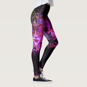 Leggings Mascarade masque victorien élégant gothique