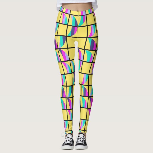 Leggings MCM Tic-Tac-Toe (Devant)
