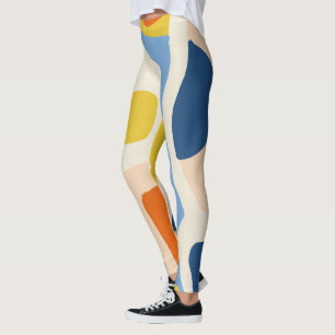 Leggings Me & mien, Formes Pastel Abstraites de Bohême
