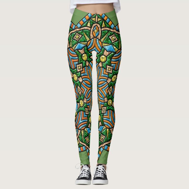 Leggings Médaillon de soucis (Devant)