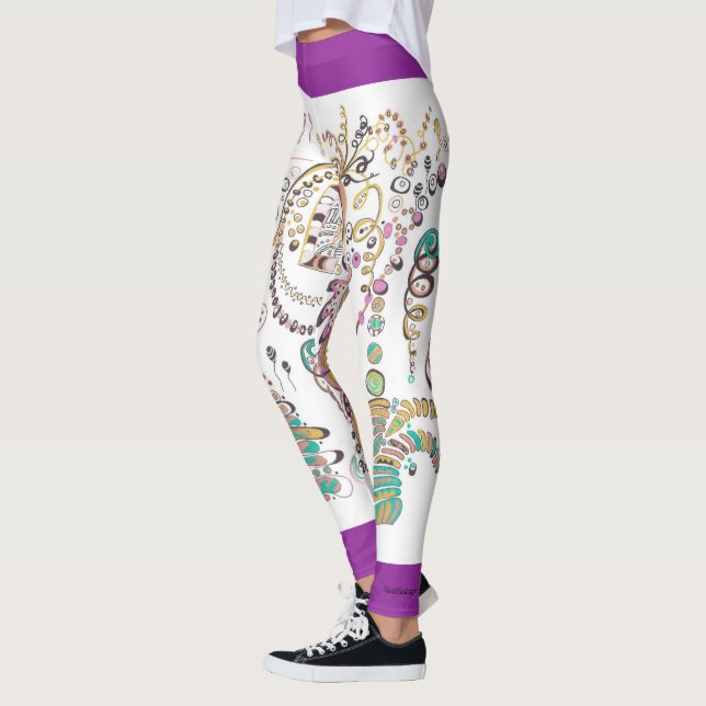 Leggings Medilludesign - monde dans l'équilibre 2 (Gauche)